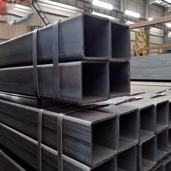 中国黒炭素鋼管 80X80 Q345 Q355 炭素鋼正方形長方形管価格製品