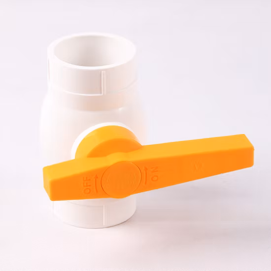 ABS Handle UPVC Two-Piece Ball Valve